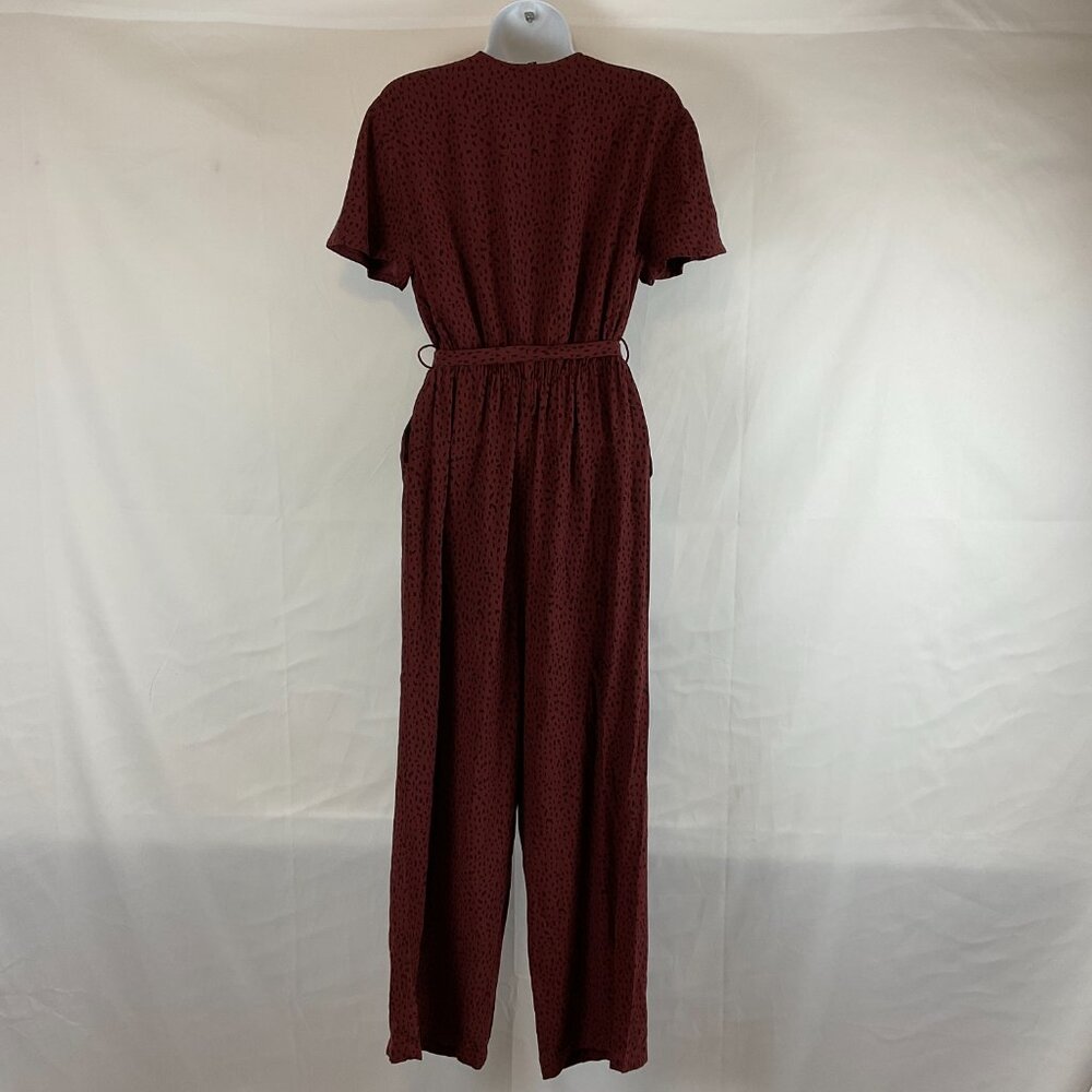 Rails Jumpsuit S Jet Rust Spotted Print Dark Red-… - image 7